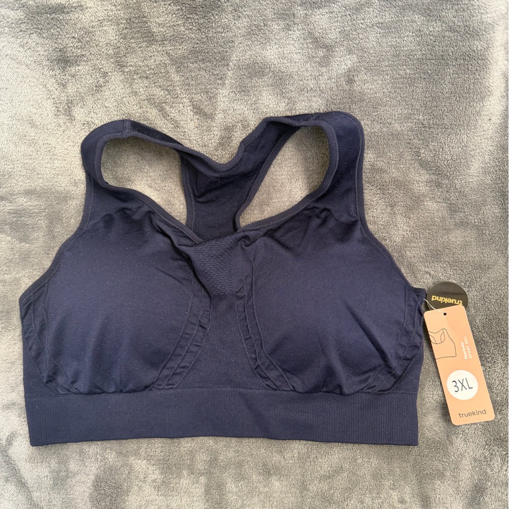 Truekind Women's Dark Blue Sports Bra